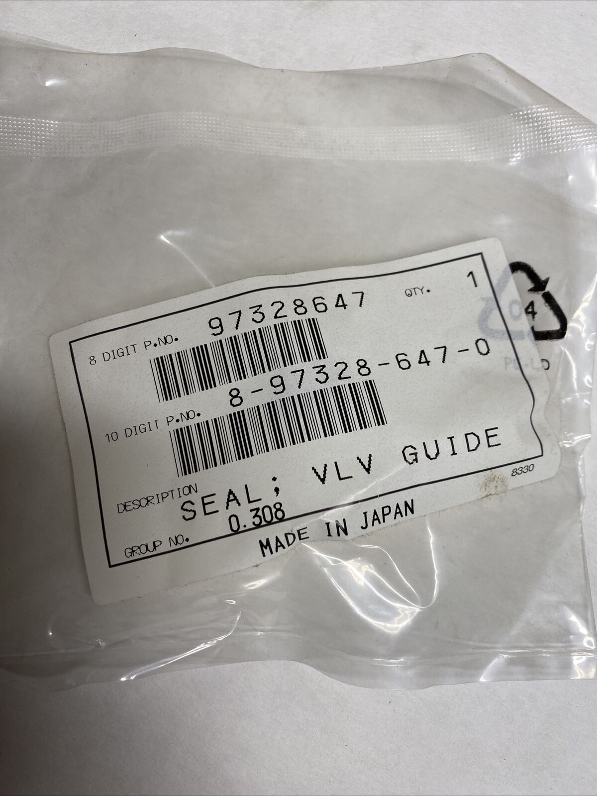 ISUZU SEAL; VLV GUIDE 8-97328-647-0