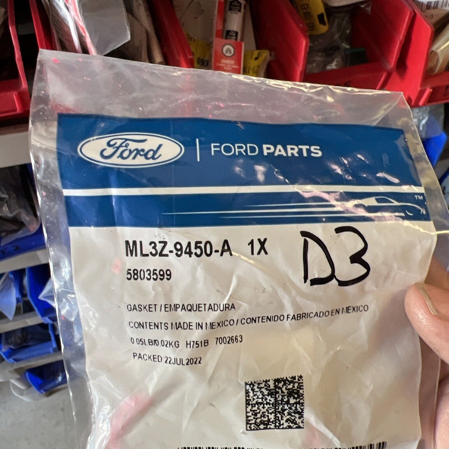 New OEM Genuine Ford Expedition 2021-2023 Exhaust Manifold Gasket ML3Z9450A