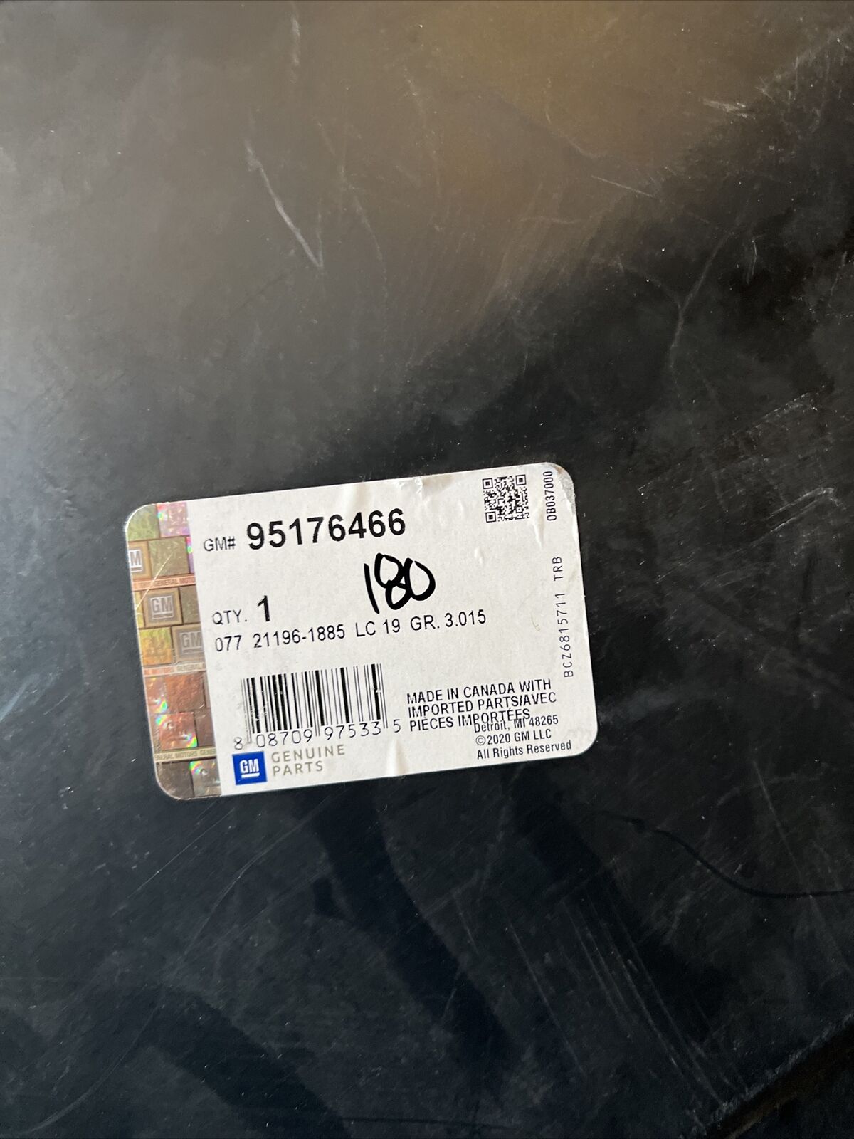 Genuine OEM GM Sonic Right Passenger Side Tank Protector 2012-2020 95176466