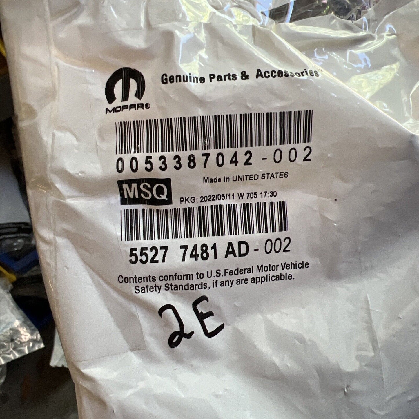 Genuine OEM Mopar 1500 Classic Bumper Cover Bracket 2009-2022 55277481AD