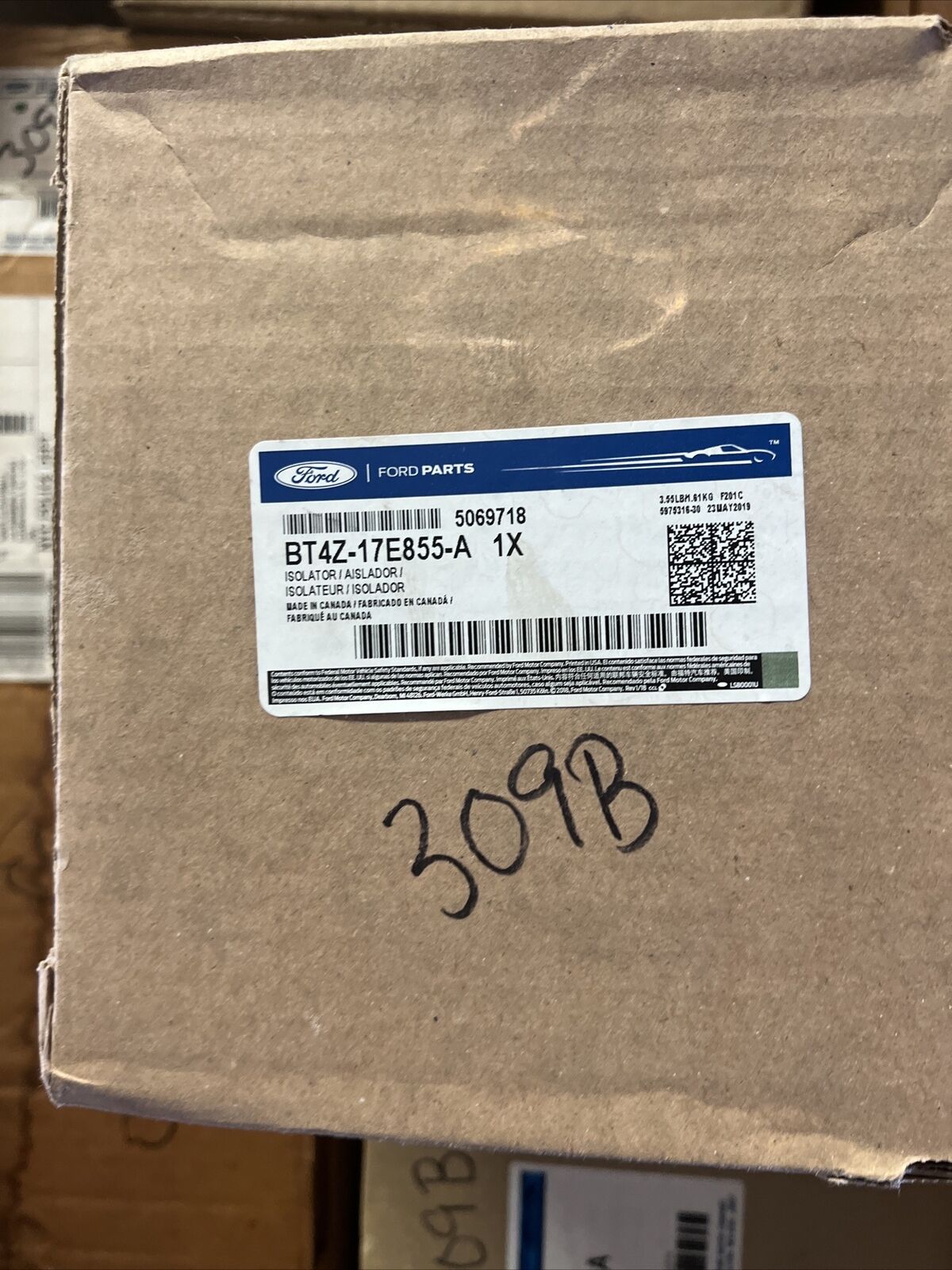 New OEM Genuine Ford Edge 2011-2014 Rear Bumper Impact Absorber BT4Z17E855A