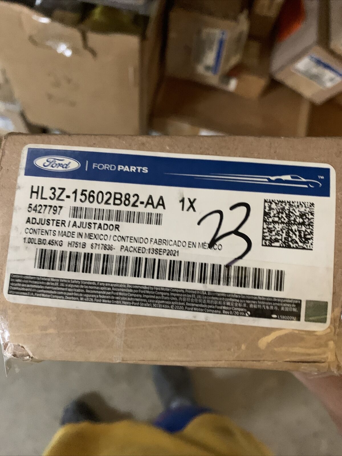 New OEM F-250 Super Duty Front Seat Belt-Height Adjuster Bracket HL3Z15602B82AA