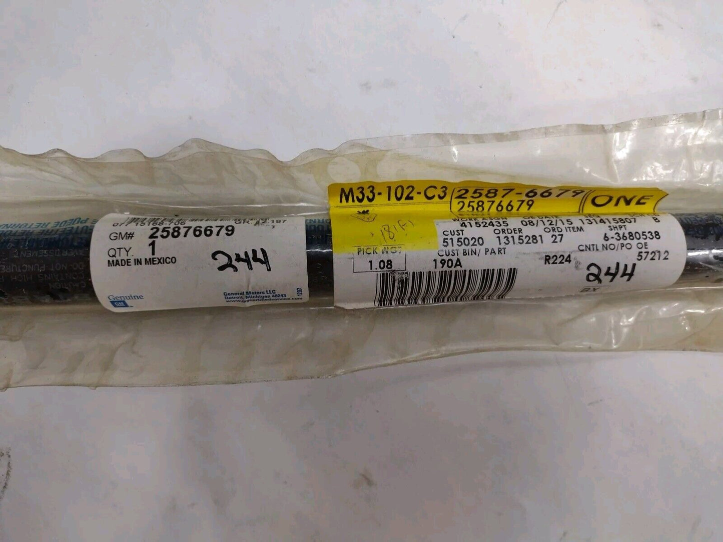 Genuine OEM GM Chevy Equinox Liftgate 2008-2009 25876679