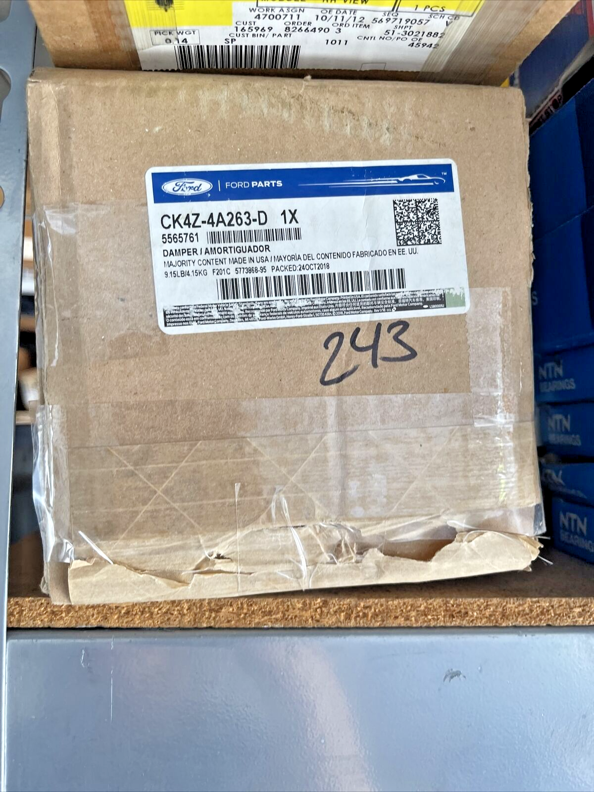 New OEM Genuine Ford Transit-350 HD 2015-2016 Axle Housing Damper CK4Z4A263D