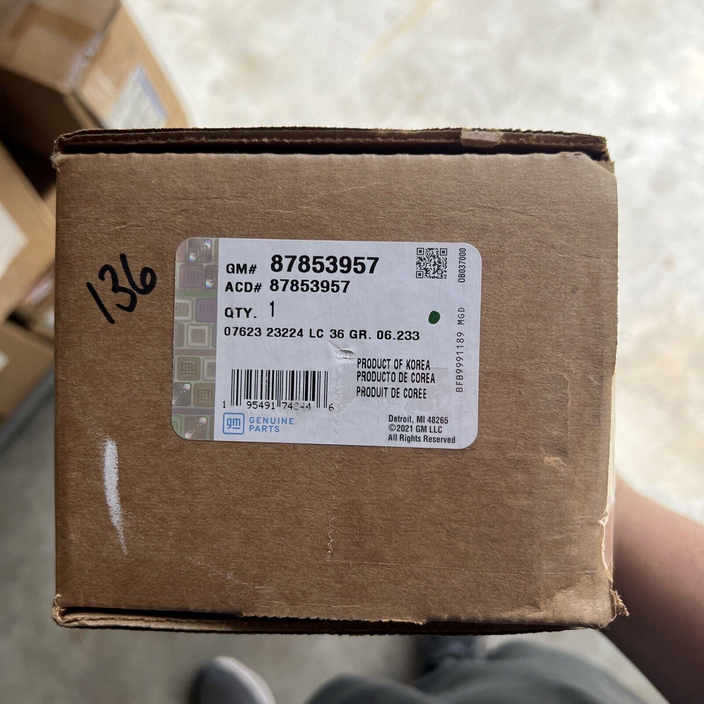 Genuine OEM GM ACDelco Enclave Steering Linkage Outer Tie Rod 2017-2024 87853957