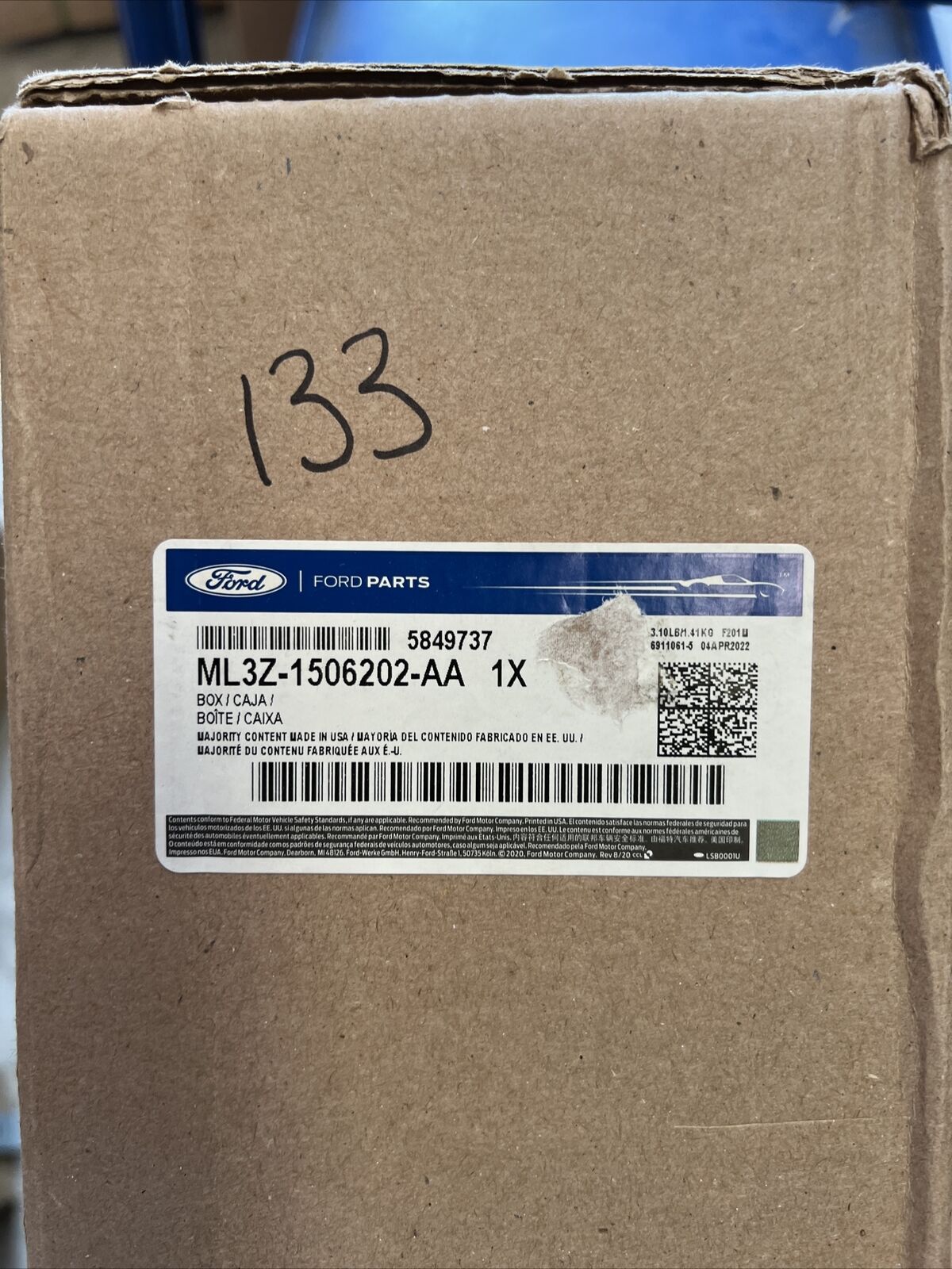 New OEM Genuine Ford Compartment ML3Z-1506202-AA