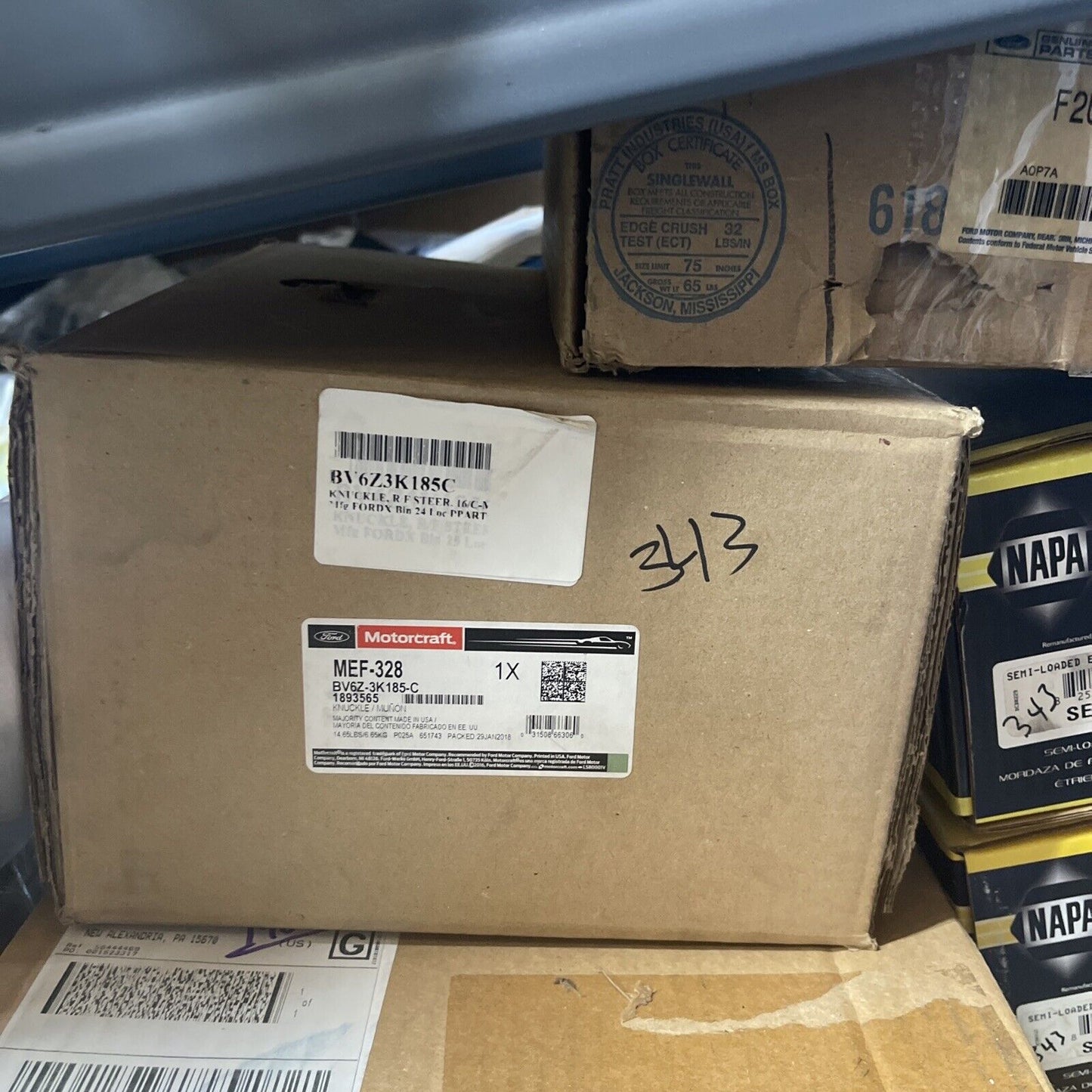 New OEM Ford C-MAX Passenger Right Front Spindle Knuckle 13-18 Motorcraft MEF328