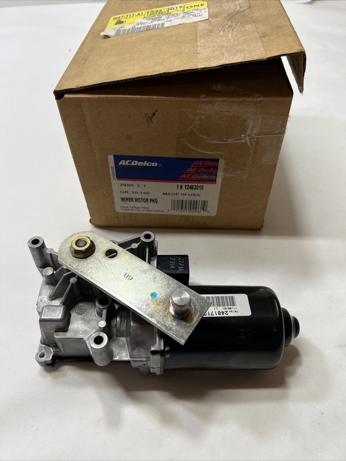 New OEM GM Windshield Wiper Motor 12463019