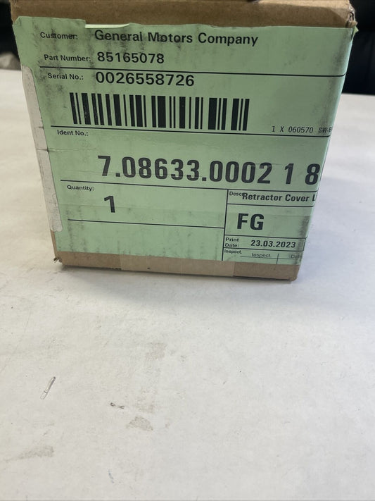 GM Chevrolet Corvette Driver Seat Belt Retractor Trim Cover 20-23 85165078