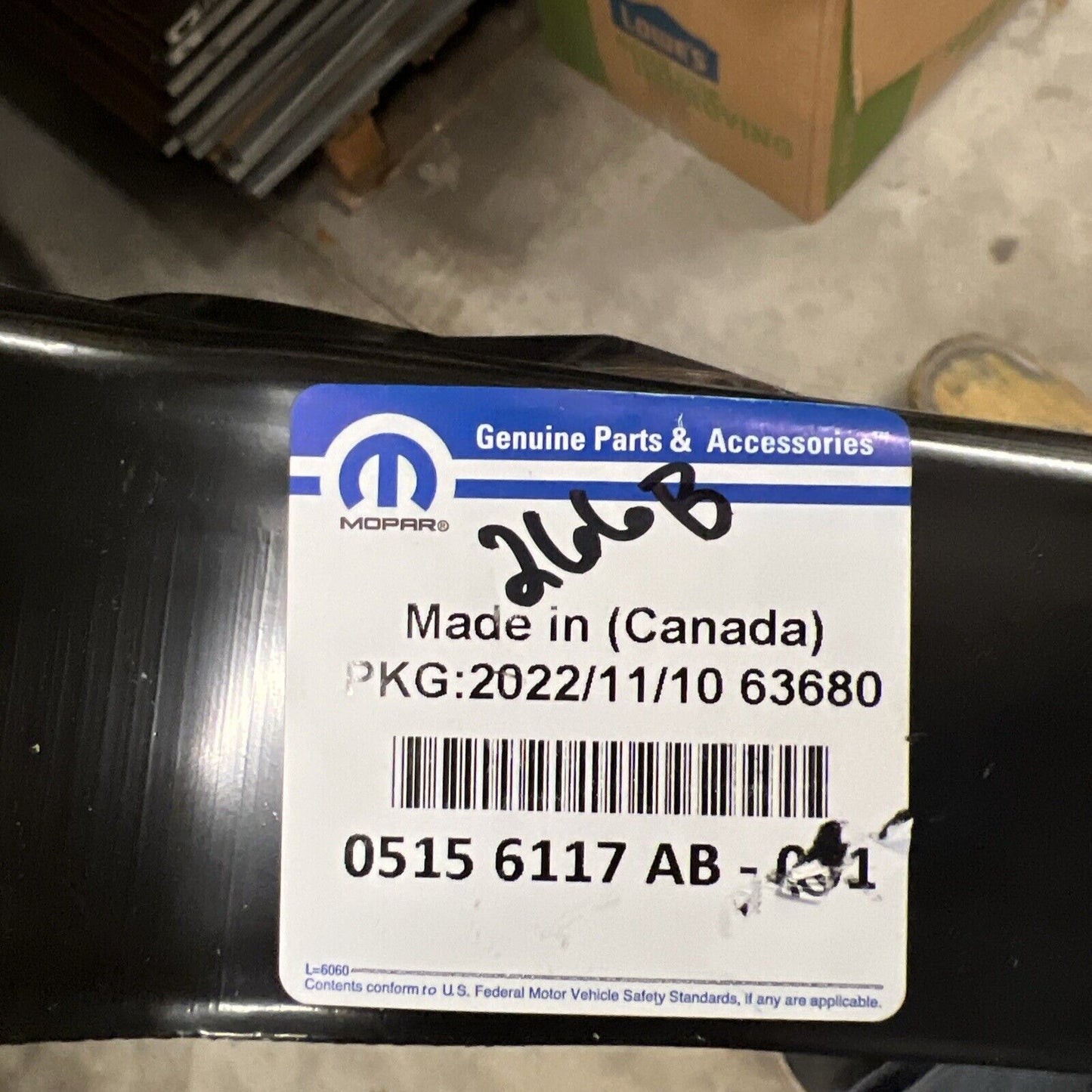 Genuine OEM Mopar Left Driver Side Radiator Support Panel Brace 11-23 5156117AB