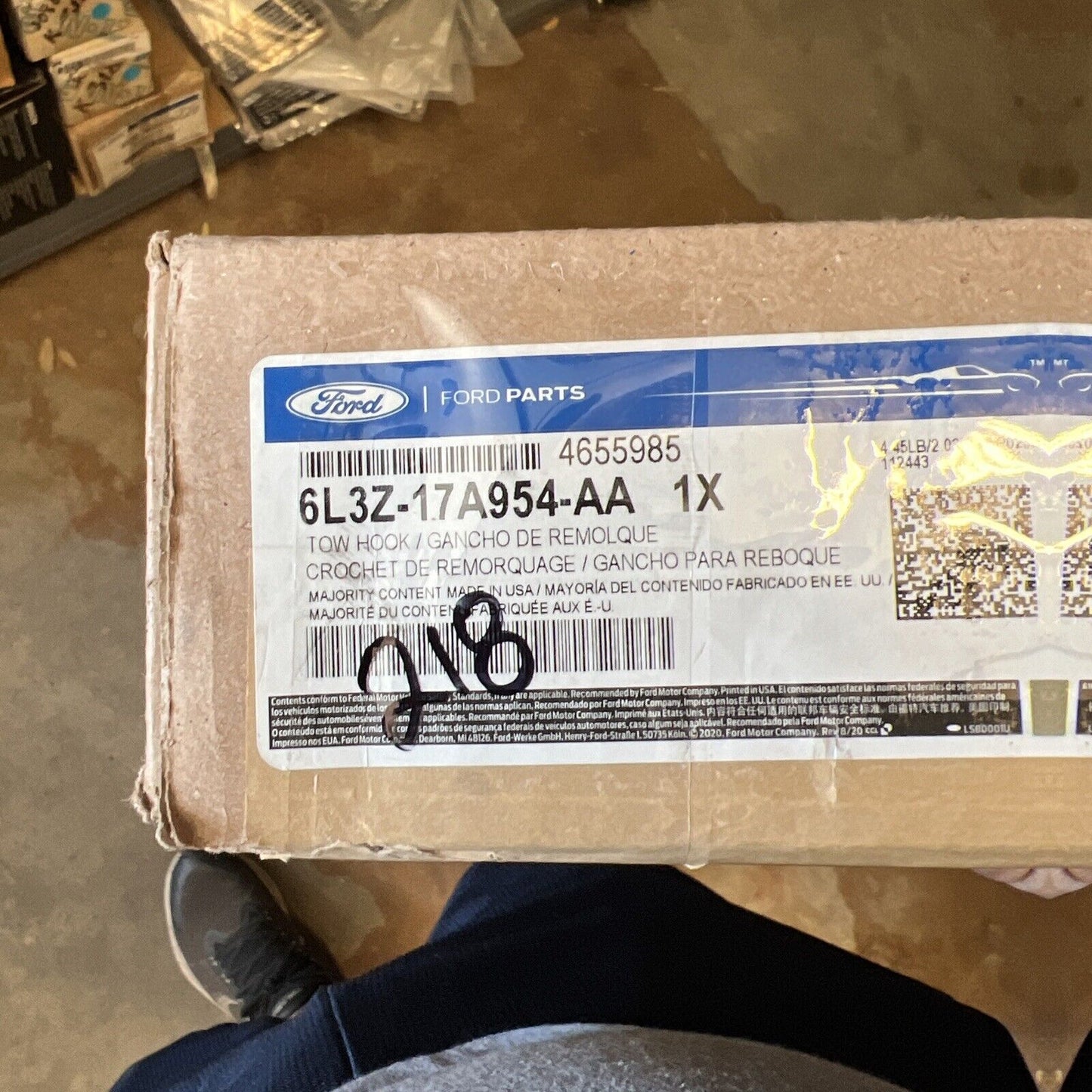 Genuine OEM Ford Tow Hook 2006-2008 6L3Z17A954AA