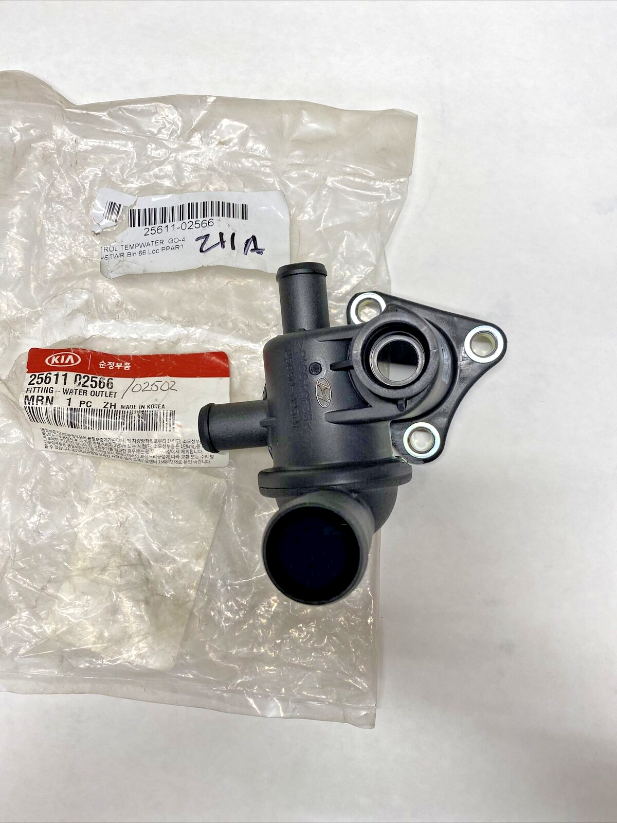 New OEM Kia Fitting Water Outlet 2561102566