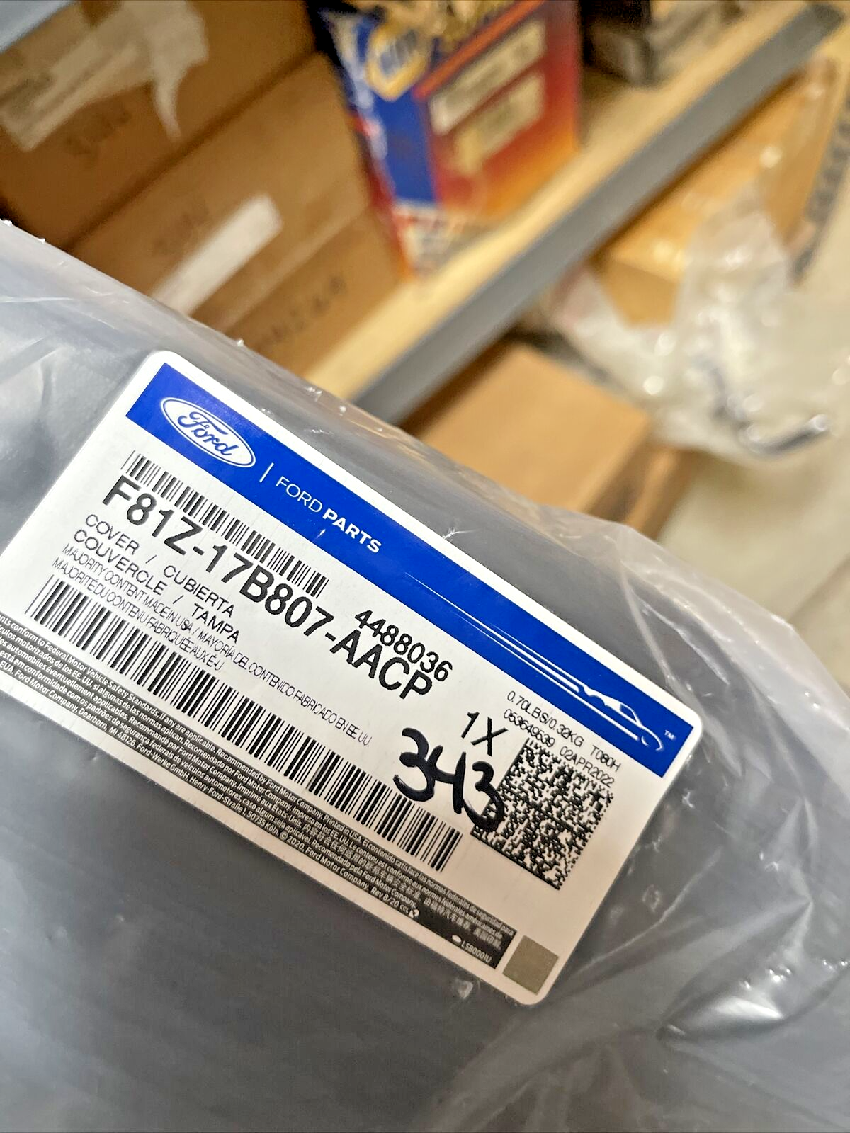 New OEM Genuine Ford F-250 Super Duty 99-07 Step Pad Cover Black F81Z17B807AA