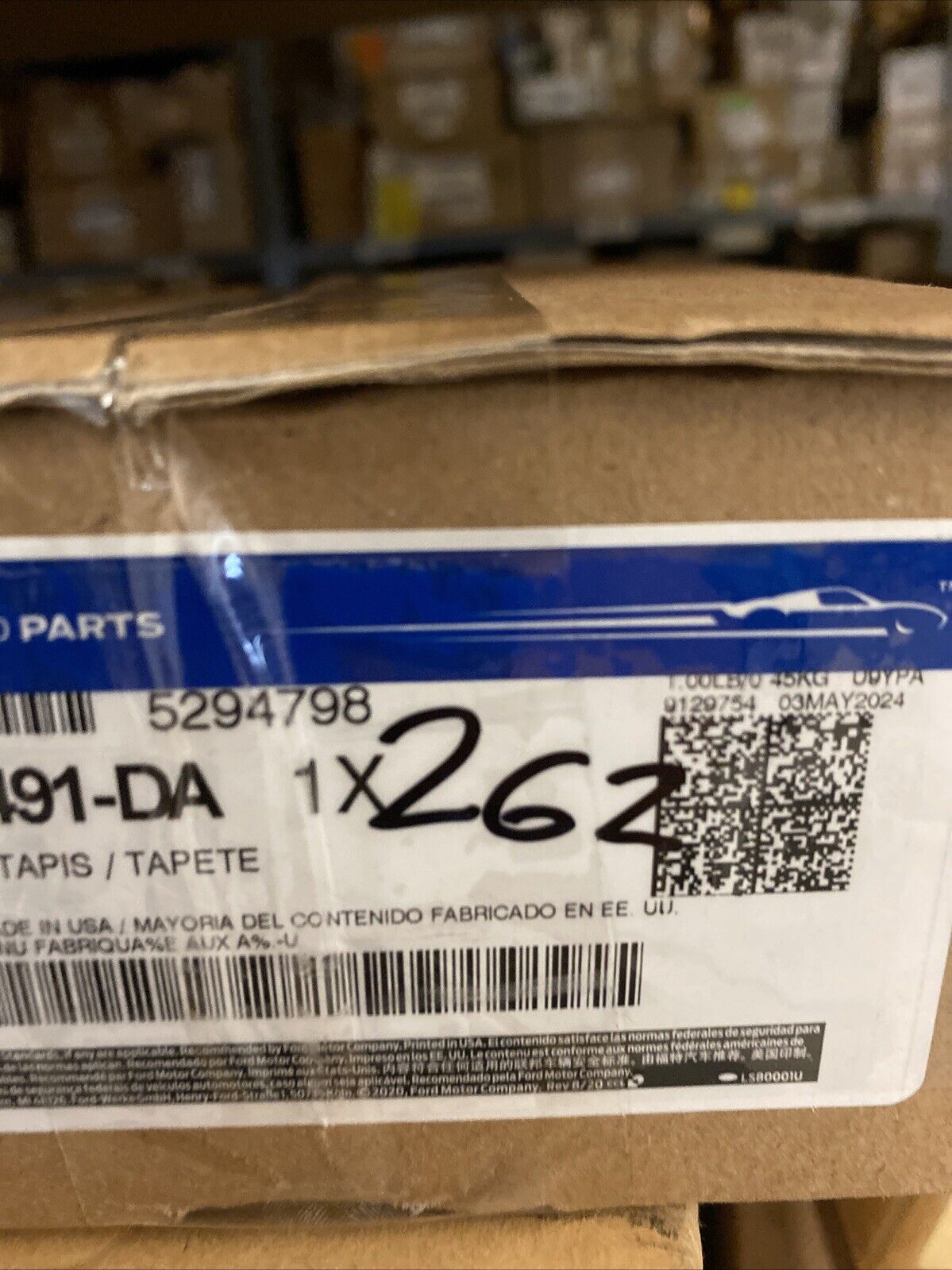 New Genuine Ford F-150 Running Board Step Mat Left OE FL3Z16491DA