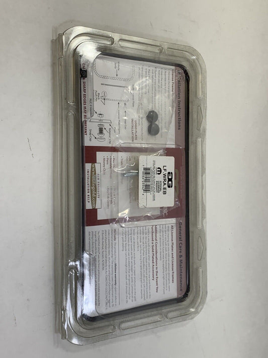 New Black Wide Bottom License Plate Frame for Jeep Wrangler AUGDP2933