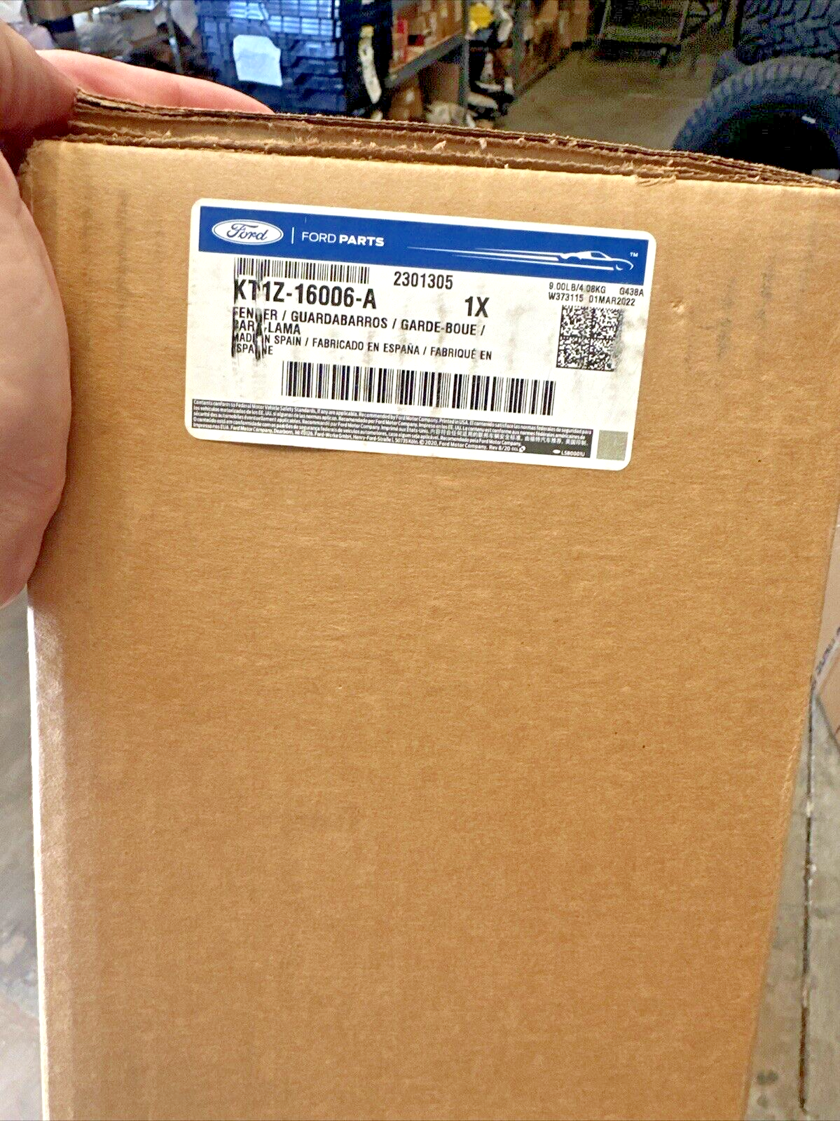 Genuine OEM Ford Transit Front Left Driver Side Fender Panel 14-23 KT1Z16006A