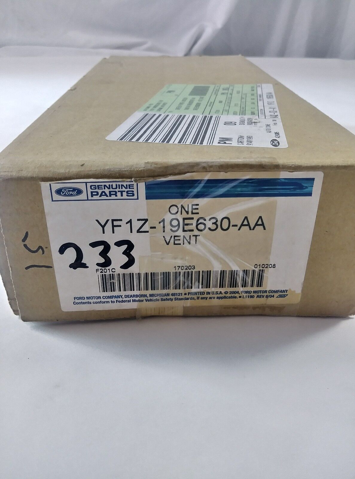 New OEM Ford Taurus Dash Panel Vent Hose Driver Side 2000-2007 YF1Z-19E630-AA