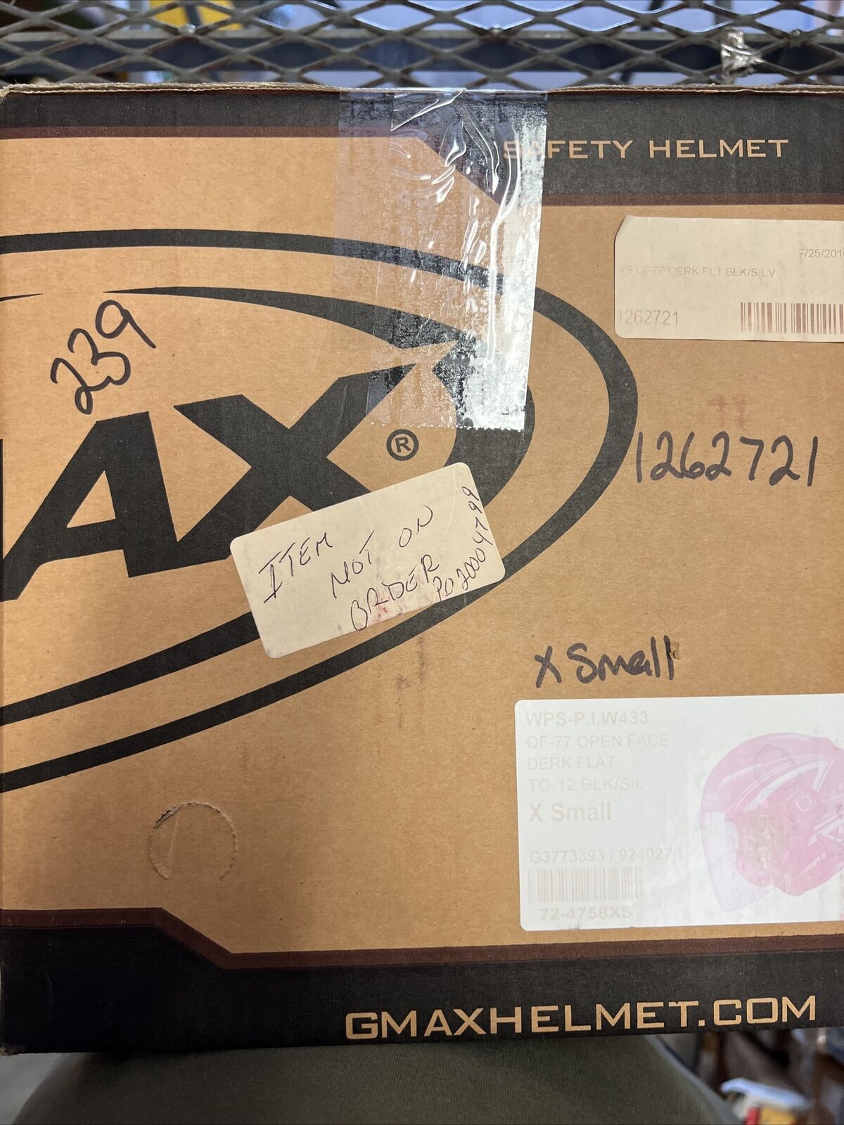 New GMAX OF-77 Helmet w/Quick Release Buckle (X-Small) 1262721