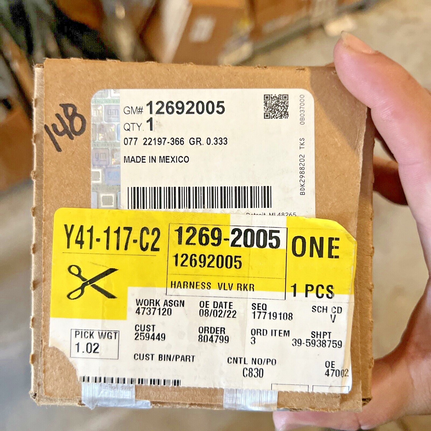 NEW Genuine OEM GM Valve Rocker Arm Oil Control Valve Harness 12692005