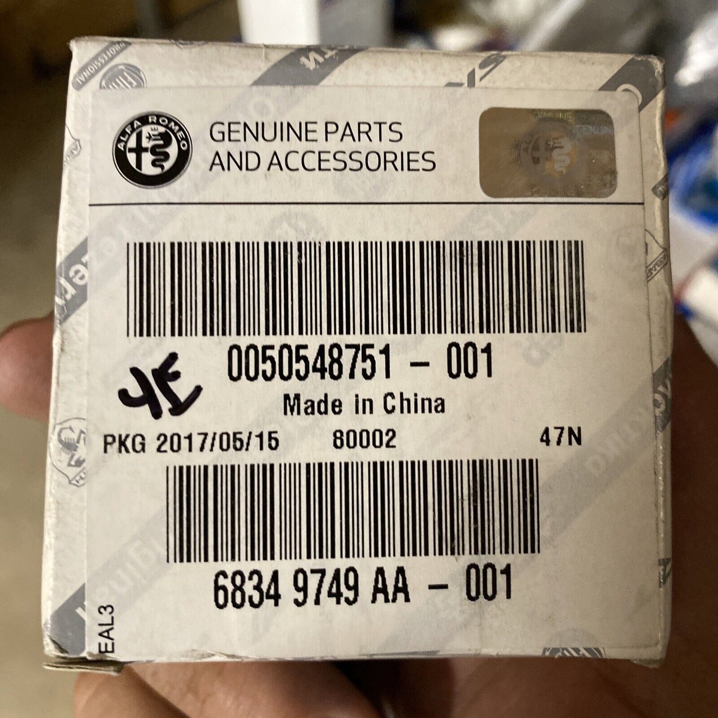 New OEM Alfa Romeo Giulia Rear Auxiliary Input 2017-2018 Mopar 68349749AA