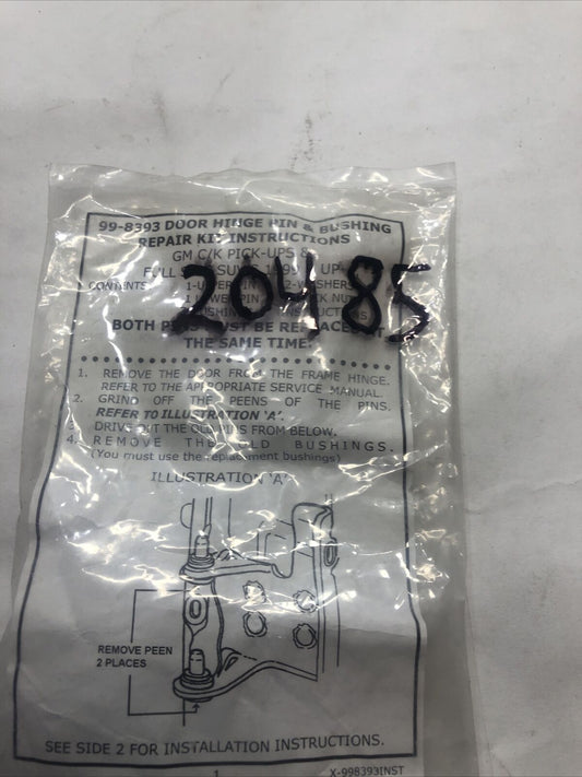GM Door Hinge Pin & Bushing Repair Kit GM Trucks 1999-On 20485