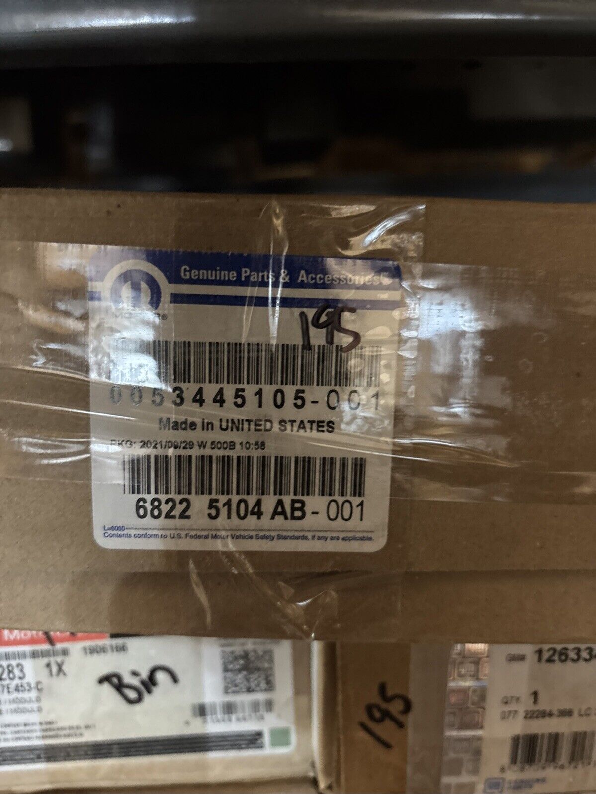 Genuine OEM Mopar Chrysler Pacifica Horn & Bracket 2017-2025 68225104AB