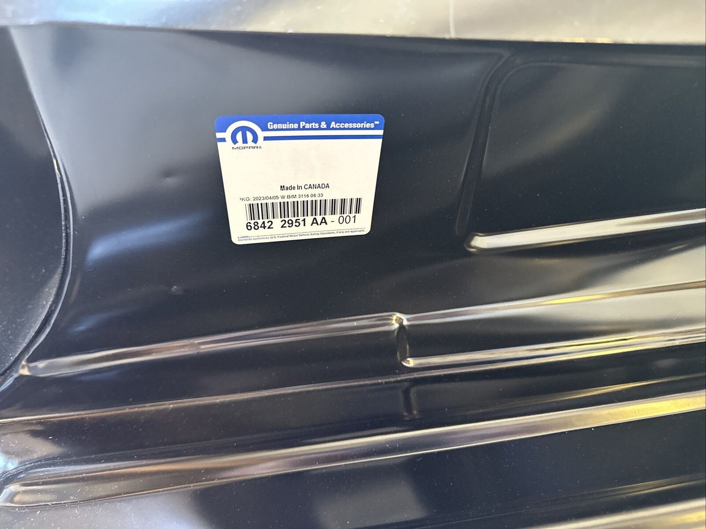 New OEM Genuine Mopar 300 2011-2023 Rear Wheelhouse Panel 68422951AA