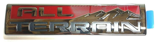 New OEM Genuine GMC "All Terrain" Badge Emblem Nameplate 2014-2020 23172546