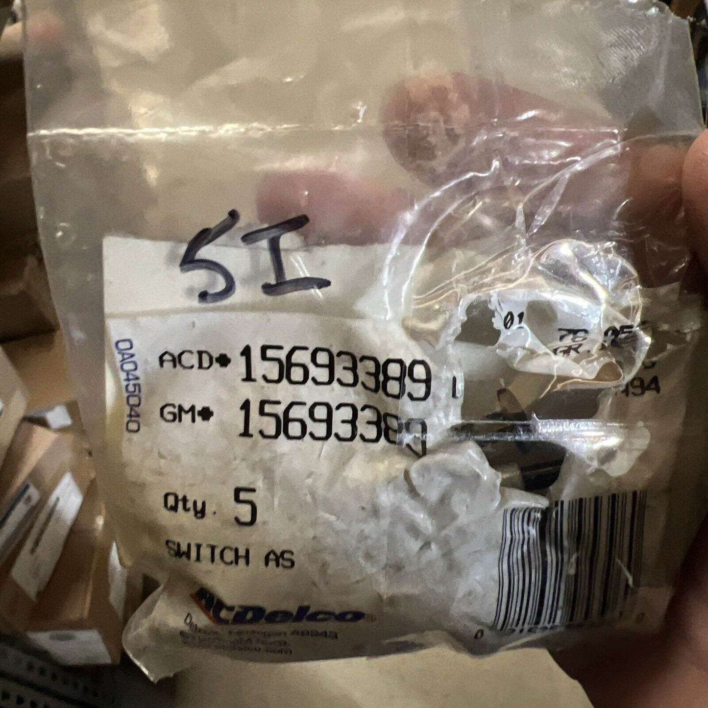 Genuine OEM GM ACDelco Escalade Rear Door Jamb Switch 1997-2000 15693389