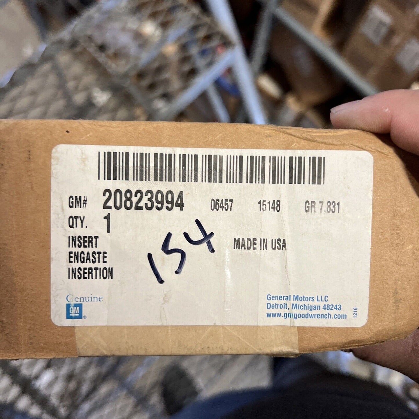 Genuine OEM GM CTS Bumper Trim Filler Molding 2010-2014 20823994