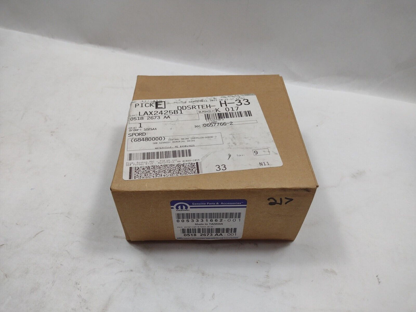 Genuine OEM Mopar RAM 1500 Classic Truck Bed Cargo Lamp 2016-2024 5182673AA