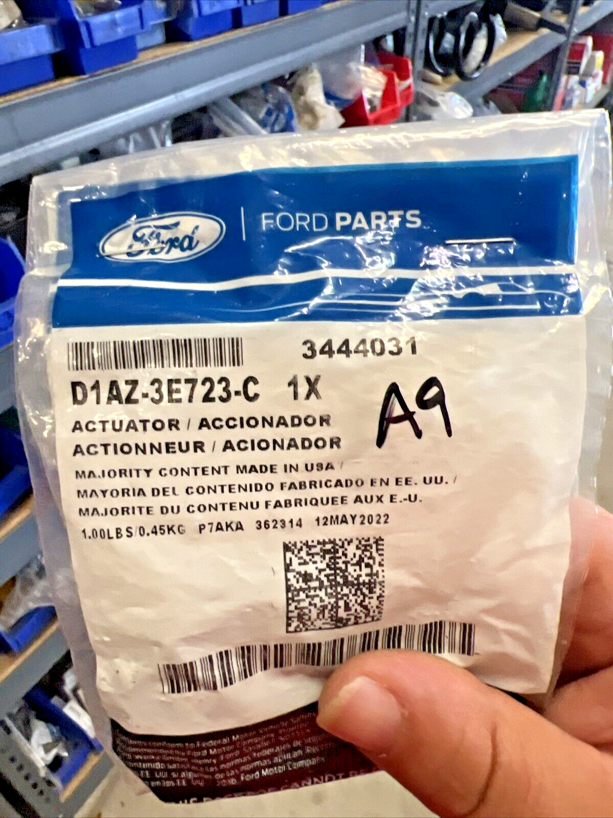 Genuine OEM Ford F-150 F-250 Tilt Wheel Steering Column Actuator D1AZ3E723C