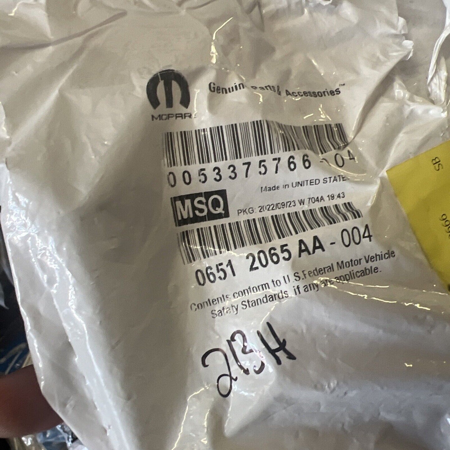 Genuine OEM Mopar Wrangler Stabilizer Link Bolt 2018-2023 6512065AA