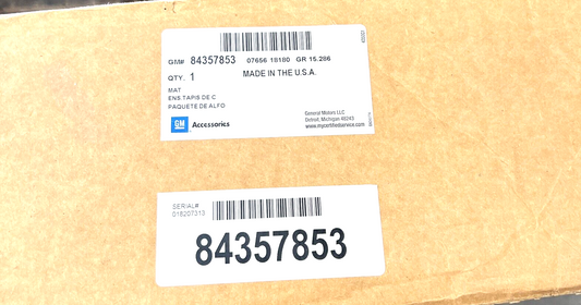 Genuine OEM GM Silverado 3500 HD FRONT All Weather Floor Liners 2018-19 84357853