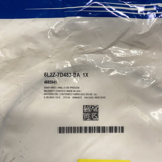 New Genuine Ford Mercury Mountaineer 2006-2010 Snap Ring 6L2Z-7D483-BA
