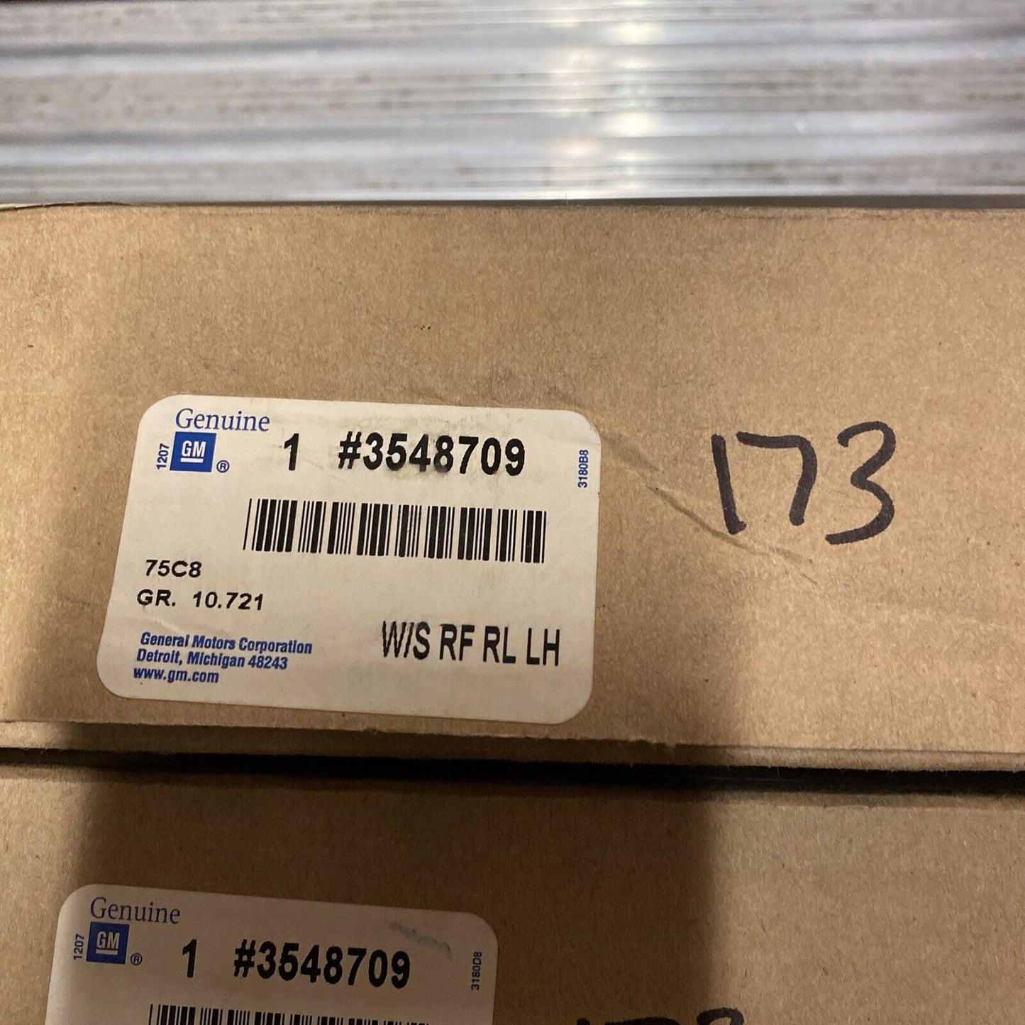 New OEM GM Cadillac Deville, Seville Weatherstrip Roof 1994-96 3548709