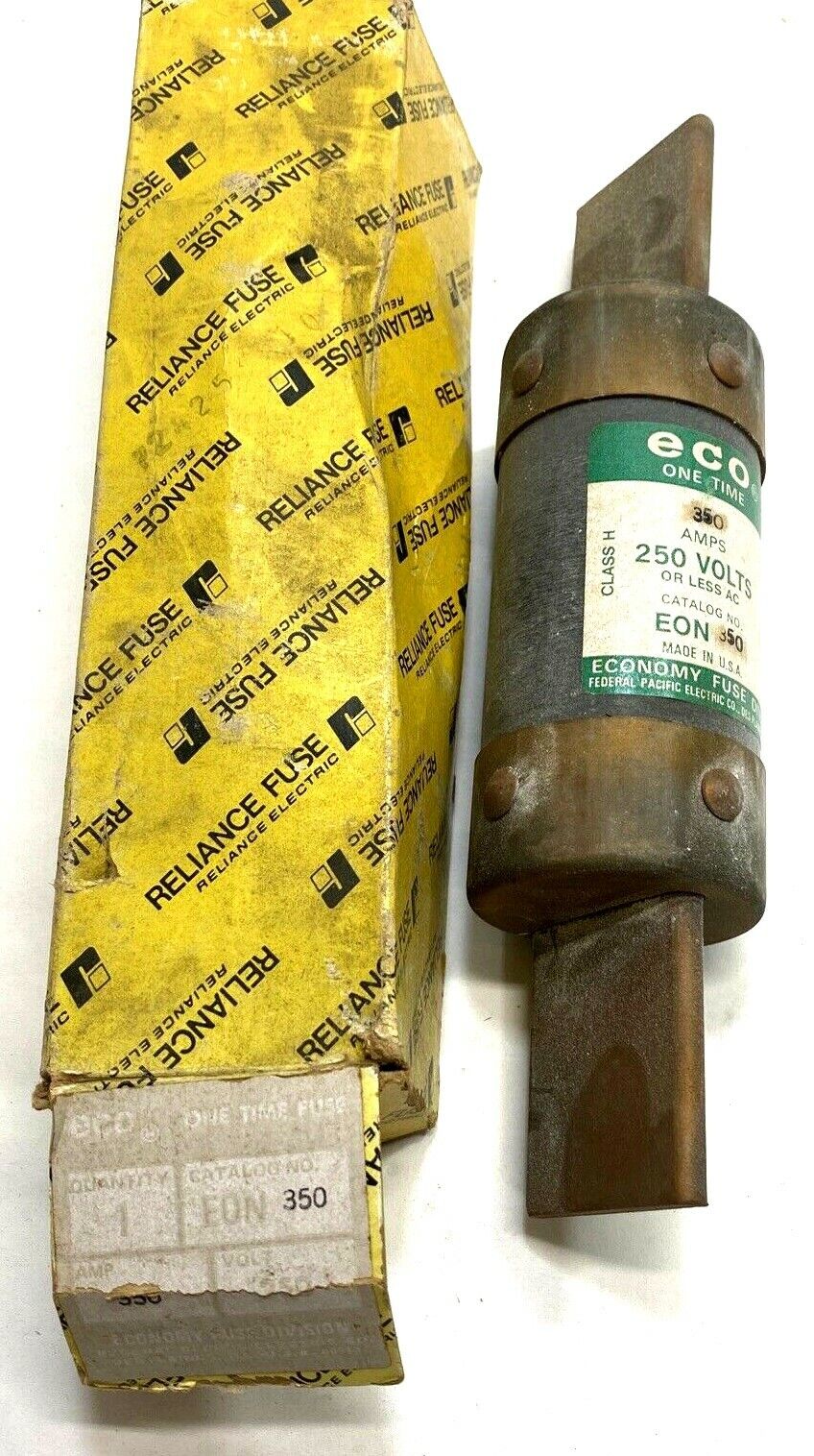 New Eco 350 AMP 250 Volt One Time Fuse EON350
