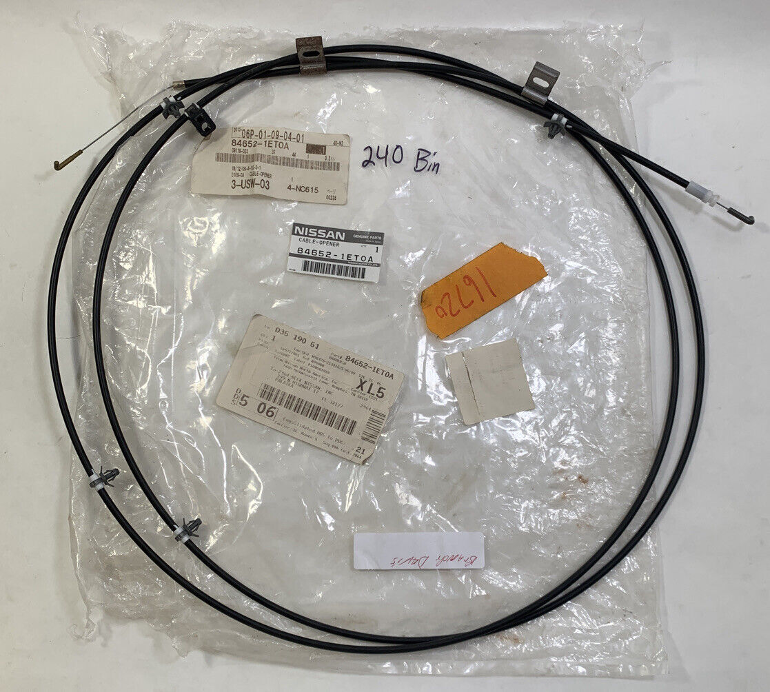 New OEM Nissan 370Z Trunk Lid Opener Cable 2009-2019 84652-1ET0A