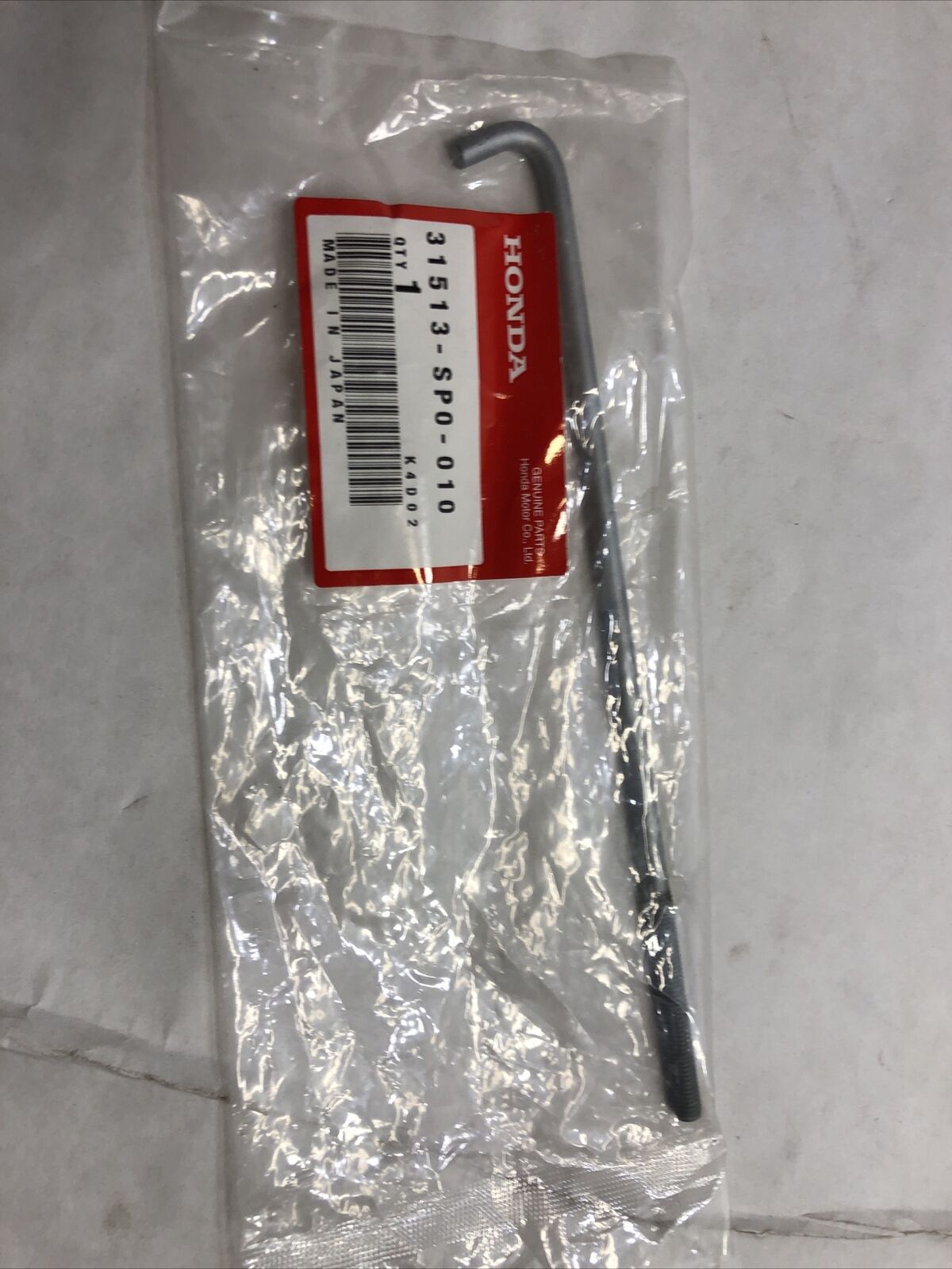 Genuine Honda Battery Hold Down Tie Bracket Strap Bolt OEM 31513SP0010