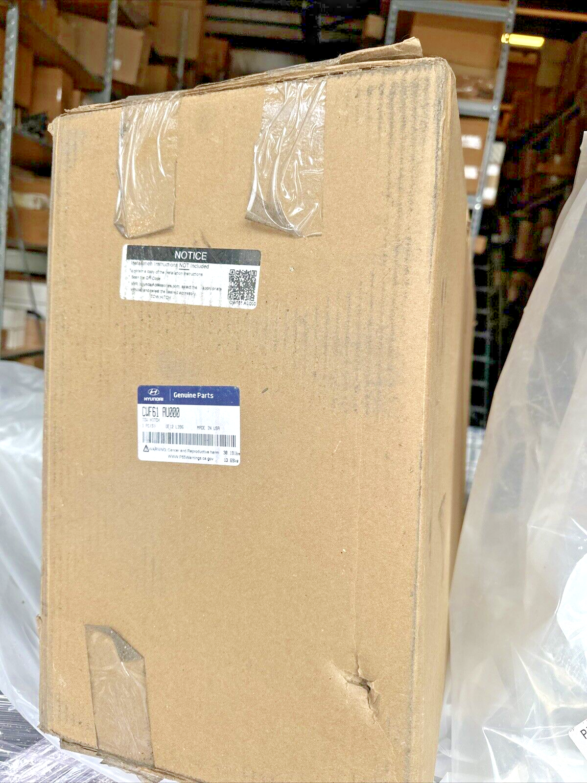 NEW Genuine OEM Hyundai Tucson Tow Hitch 2021-2023 CWF61AU000