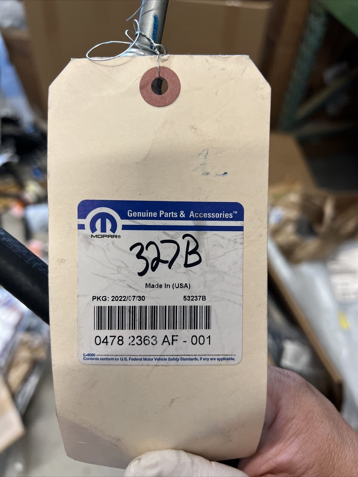 Genuine OEM Mopar 300 Power Steering Pressure Hose 2005-2010 4782363AD