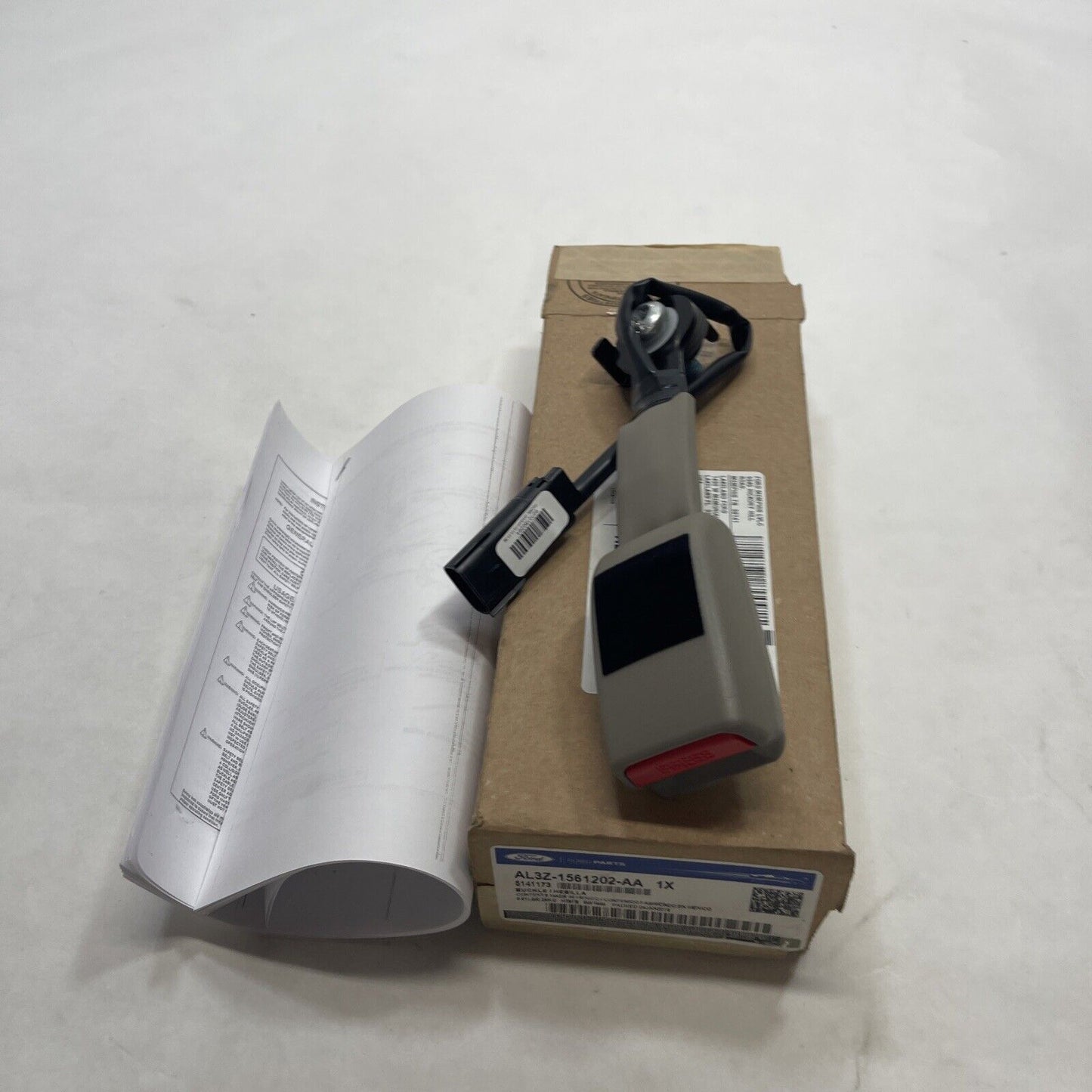 New OEM Ford F-150 Front Seat Belt-Buckle Passenger Side 09-10 AL3Z1561202AA
