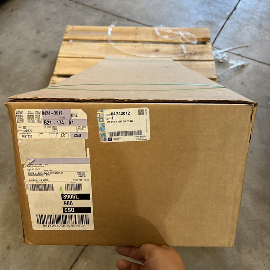 Genuine OEM GM Chevrolet Rear Trunk Lid Sill Scuff Trim Cover Panel 84243012