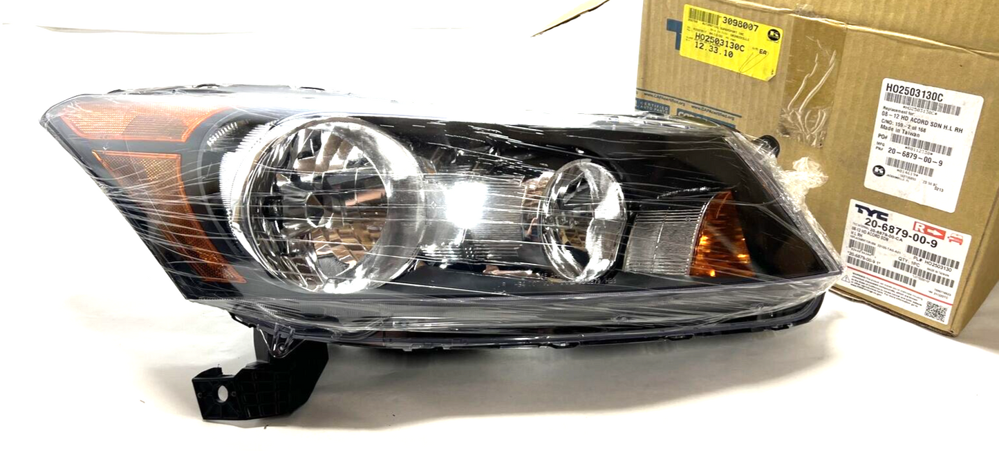 New Headlight Front Lamp for 08-12 Honda Accord Sedan Right Passenger CAPA