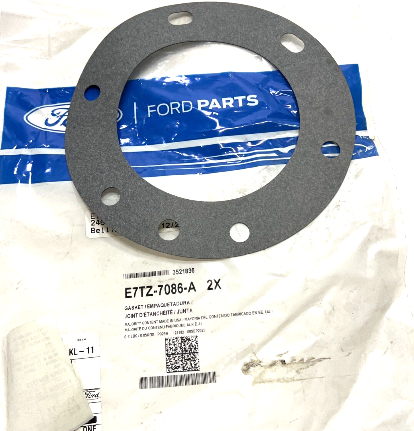 New OEM Genuine Ford Gasket E7TZ7086A