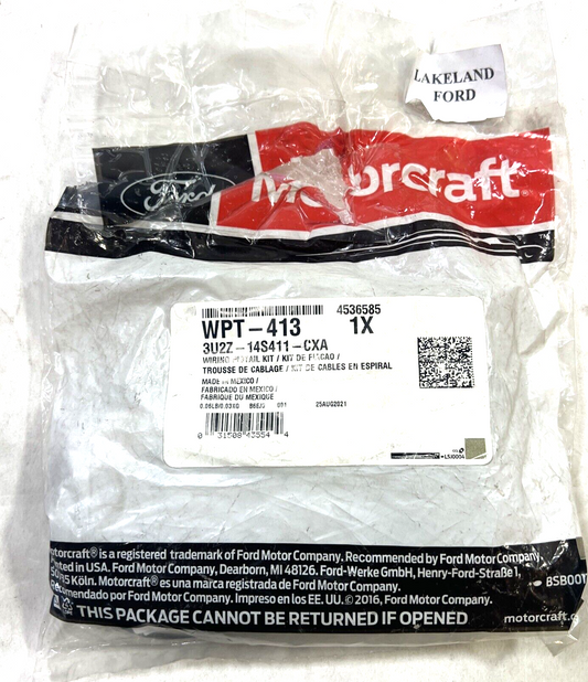 Genuine OEM Ford Wire Assembly Connector Motorcraft WPT413