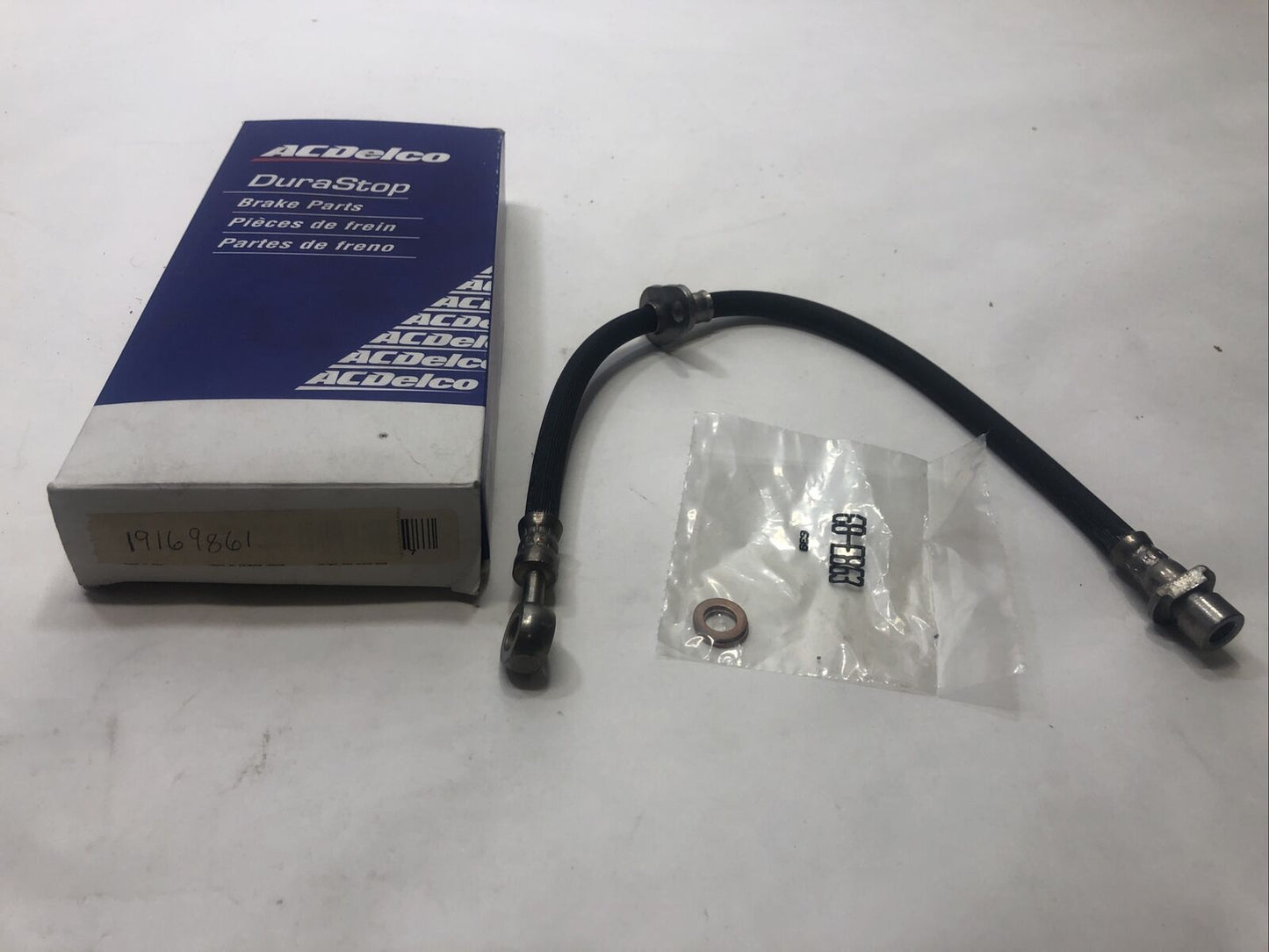 New OEM Genuine GM ACDelco Front Brake Hose Assembly 19169861