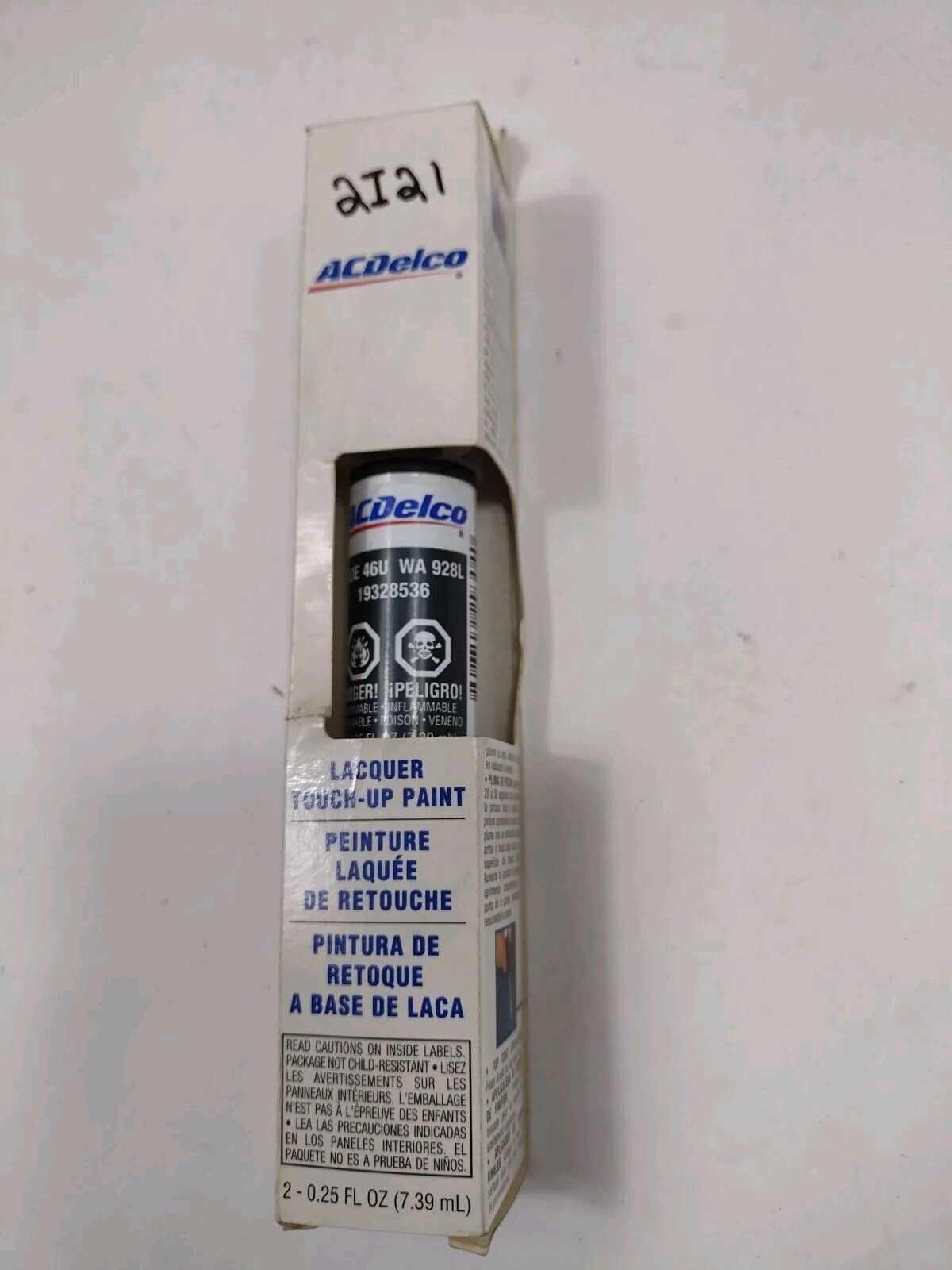 Genuine OEM GM ACDelco Stealth Gray Touch Up Paint 46U WA928L 19328536