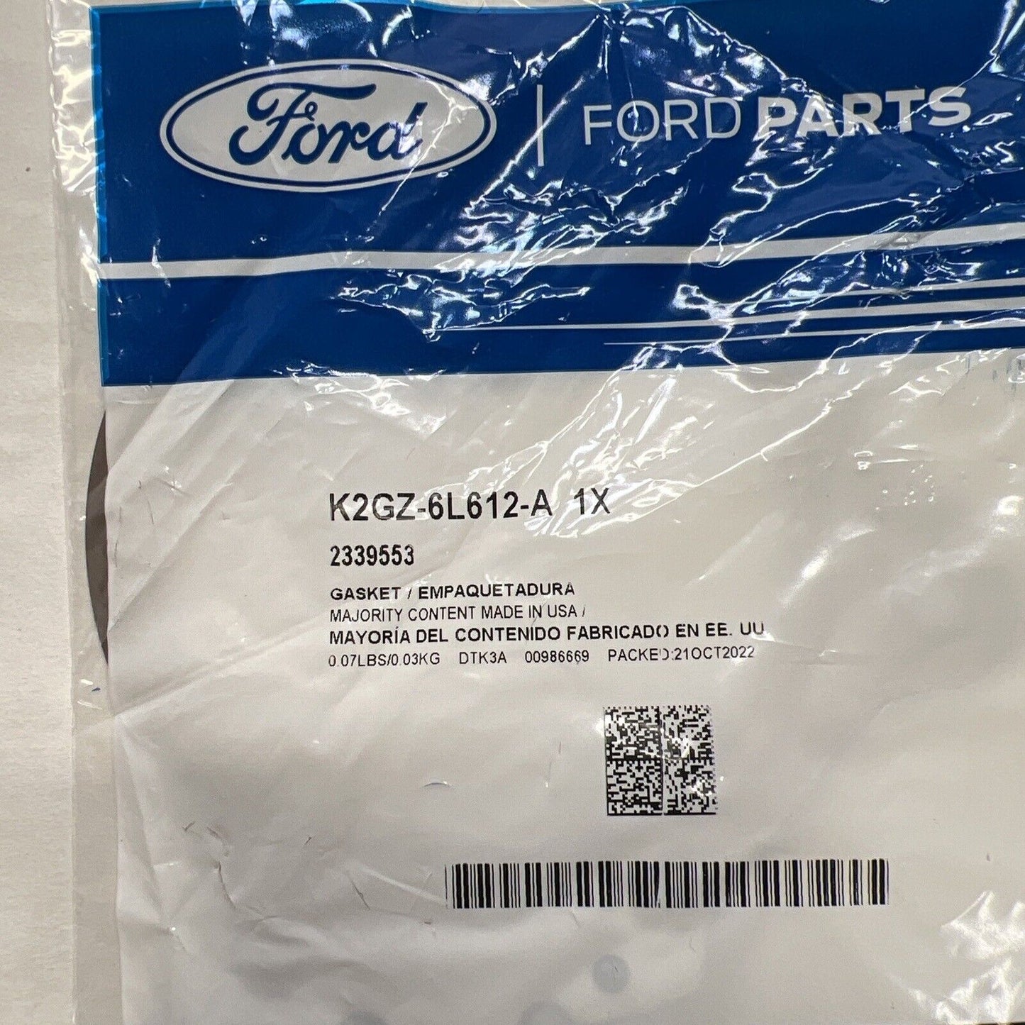 New OEM Genuine Ford Edge 2019-2023 Catalytic Converter Gasket K2GZ6L612A