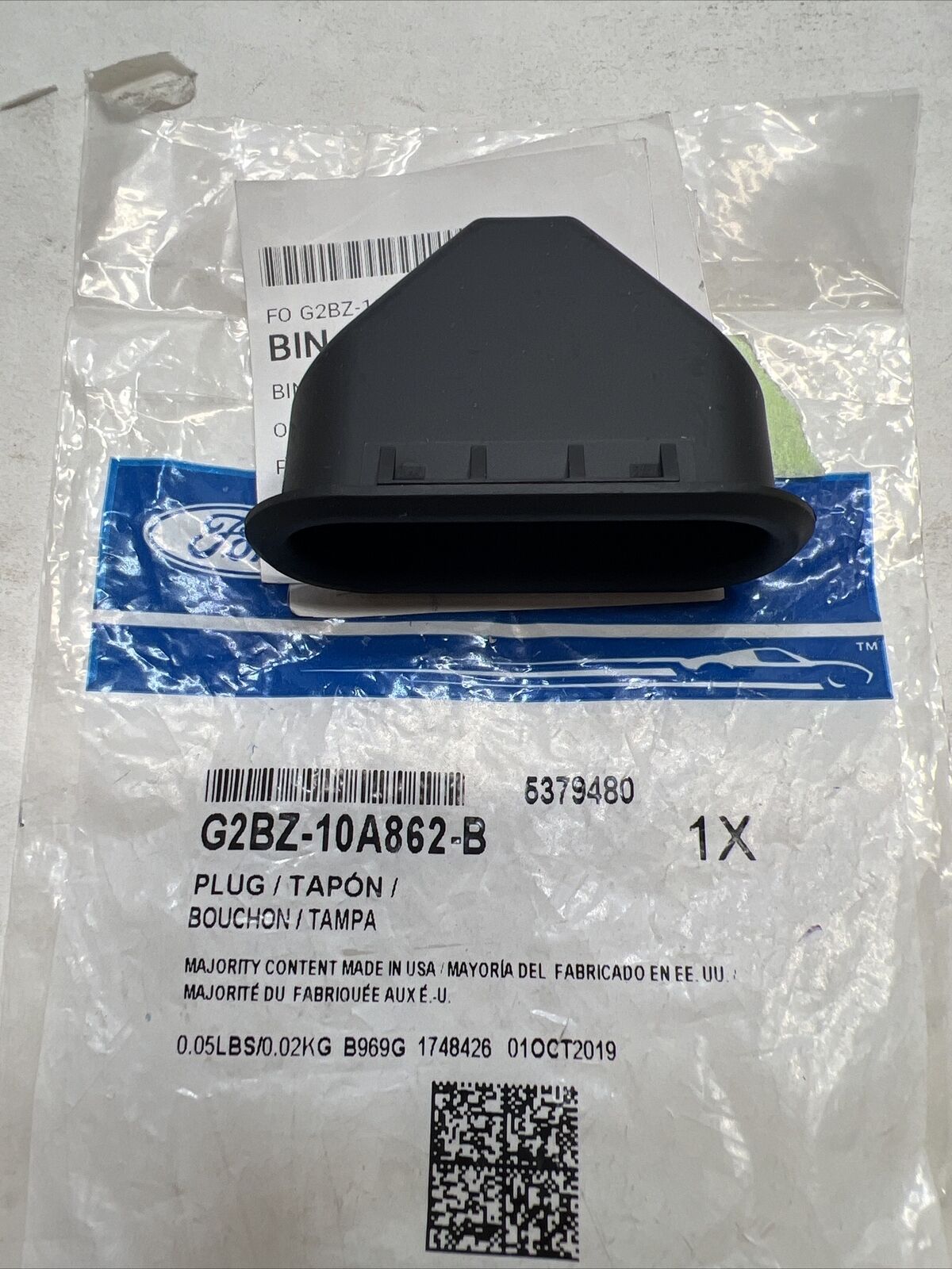 New OEM Genuine Ford Fiesta 2011-2019 Wheelhouse Liner Plug G2BZ10A862BA